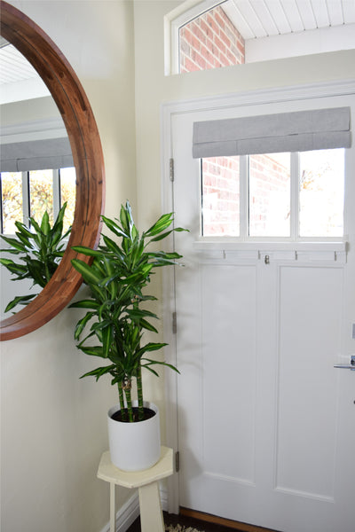 Light Gray Small Front Door and Sidelight Curtains 1 panel