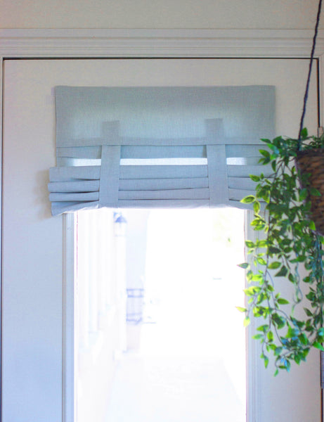 Light Green Soft Cotton French Door Curtain 1 panel