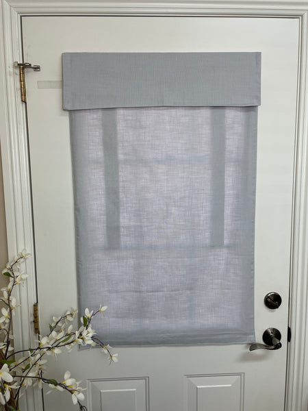 Light Gray French Door and Front Door Curtains Washable 1 panel
