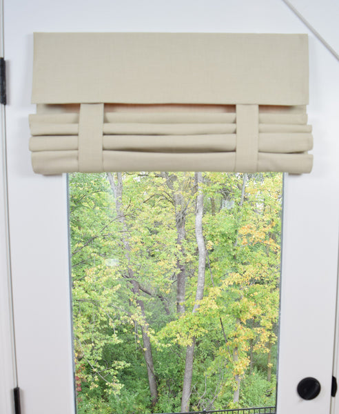 Tan 25x70 French Door Curtain Washable 1 panel