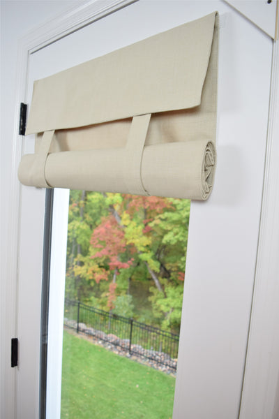 Tan 25x70 French Door Curtain Washable 1 panel