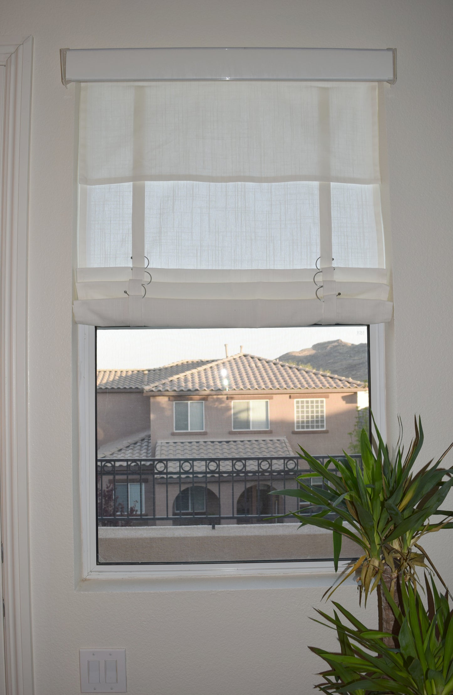 Off White Cascade Camalay® Curtain for Windows 1 panel single thickness