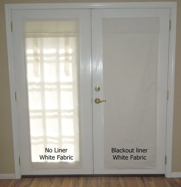 White French Door Curtain (Color is off white) - Dani Designs Co