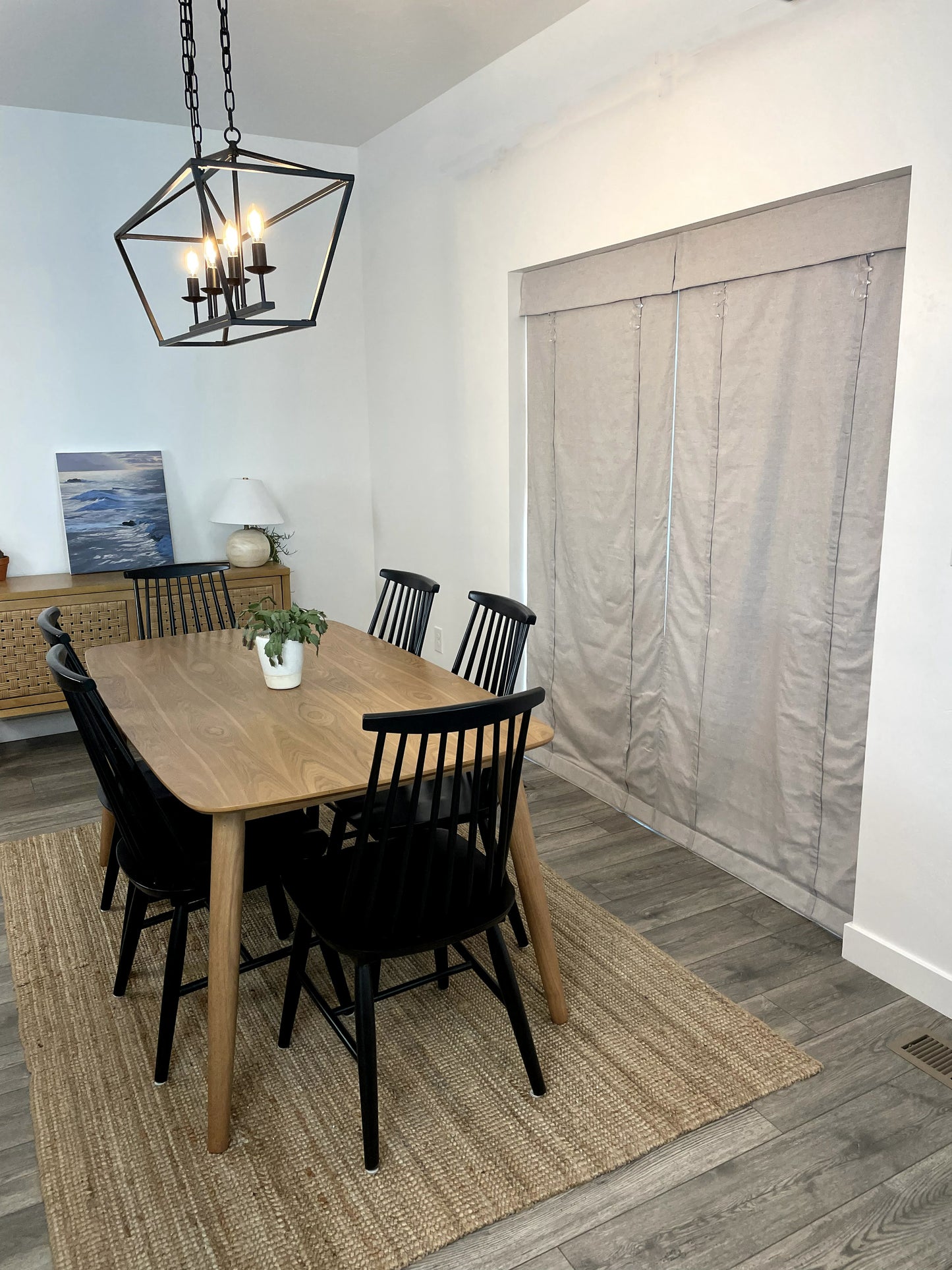 Light Gray Cascade Camalay® Curtain for Sliding Glass Doors 1 panel