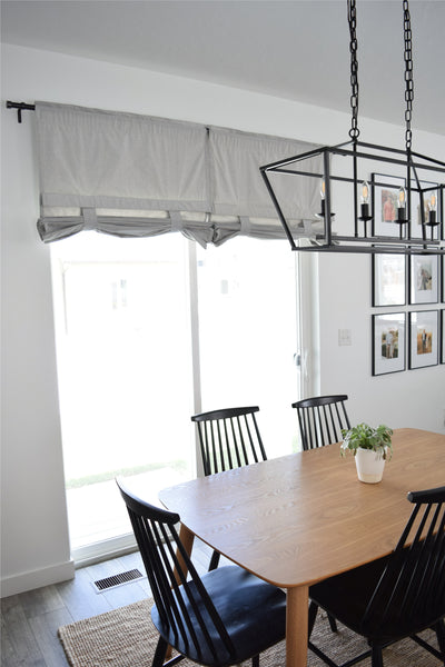Light Gray Soft Cotton Sliding Glass Door Curtain Shade Price 1 panel