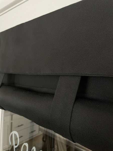 Black French Door Curtain Almost Complete Blackout - 1 panel