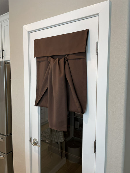 Brown Chocolate French Door Curtain 1 panel
