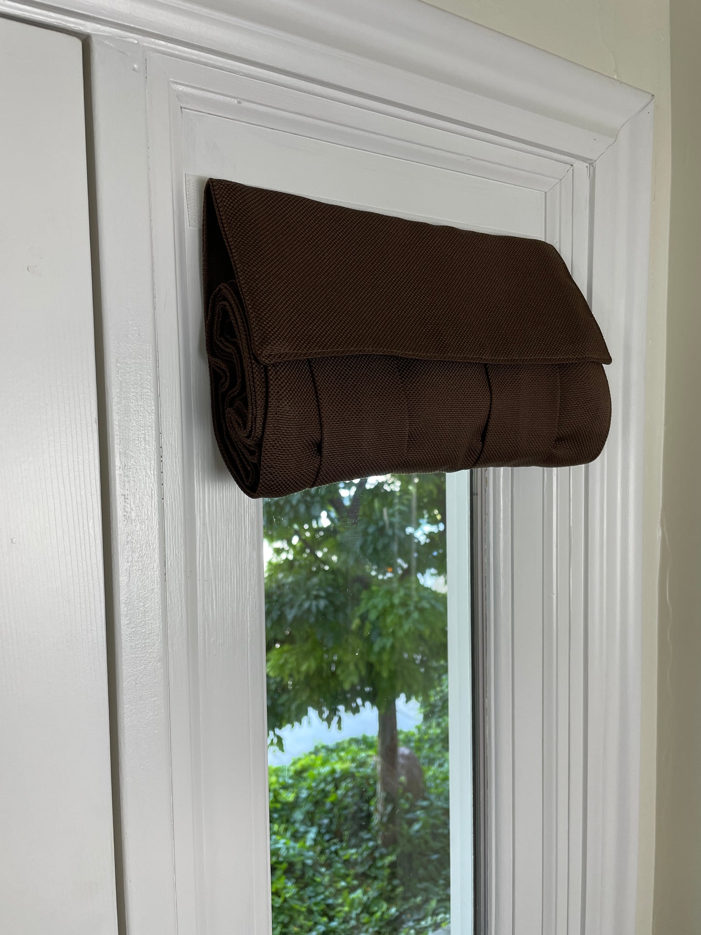 Brown Chocolate Small Front Door or Sidelight Curtains Room Darkening 1 panel