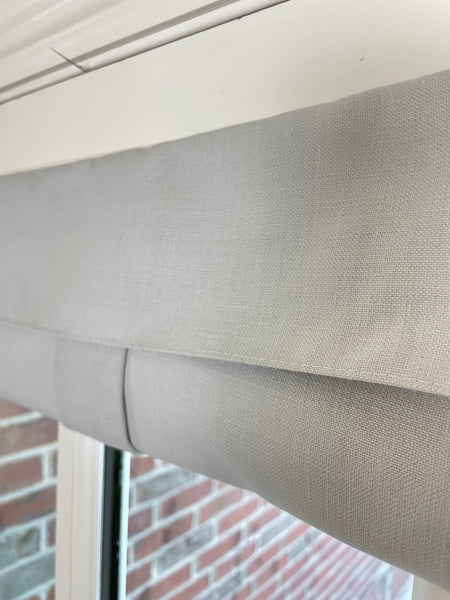 25" w x 20" L Light Gray Small Front Door Window Curtain -washable