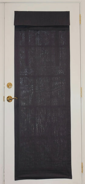 Dark Gray French Door Curtain 1 panel