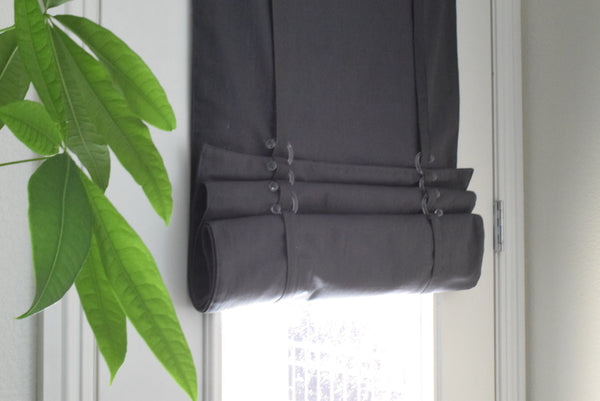 Dark Gray Cascade Camalay® Curtain 1 panel