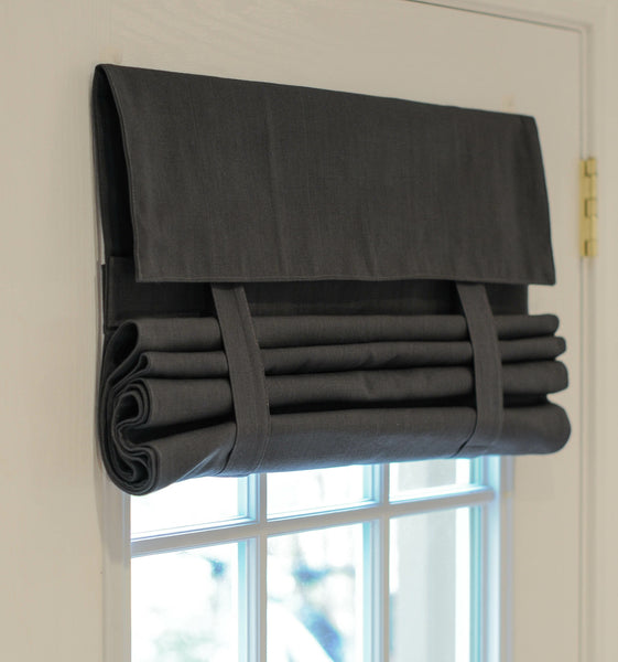 Dark Gray French Door Curtain 1 panel