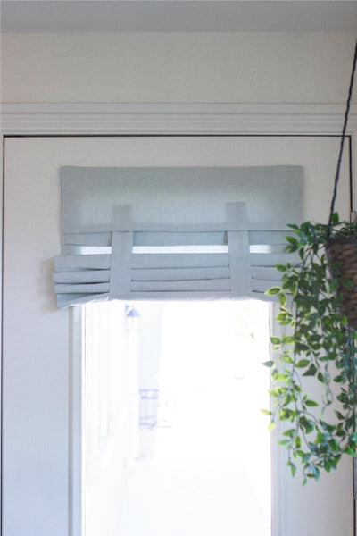 Light Green Soft Cotton French Door Curtain 1 panel