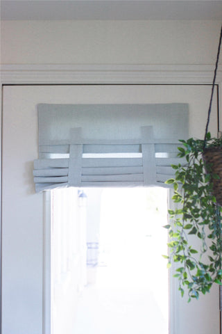 Light Green Soft Cotton French Door Curtain 1 panel