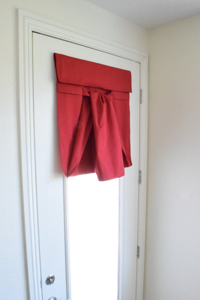 Red French Door Curtain - Dani Designs Co