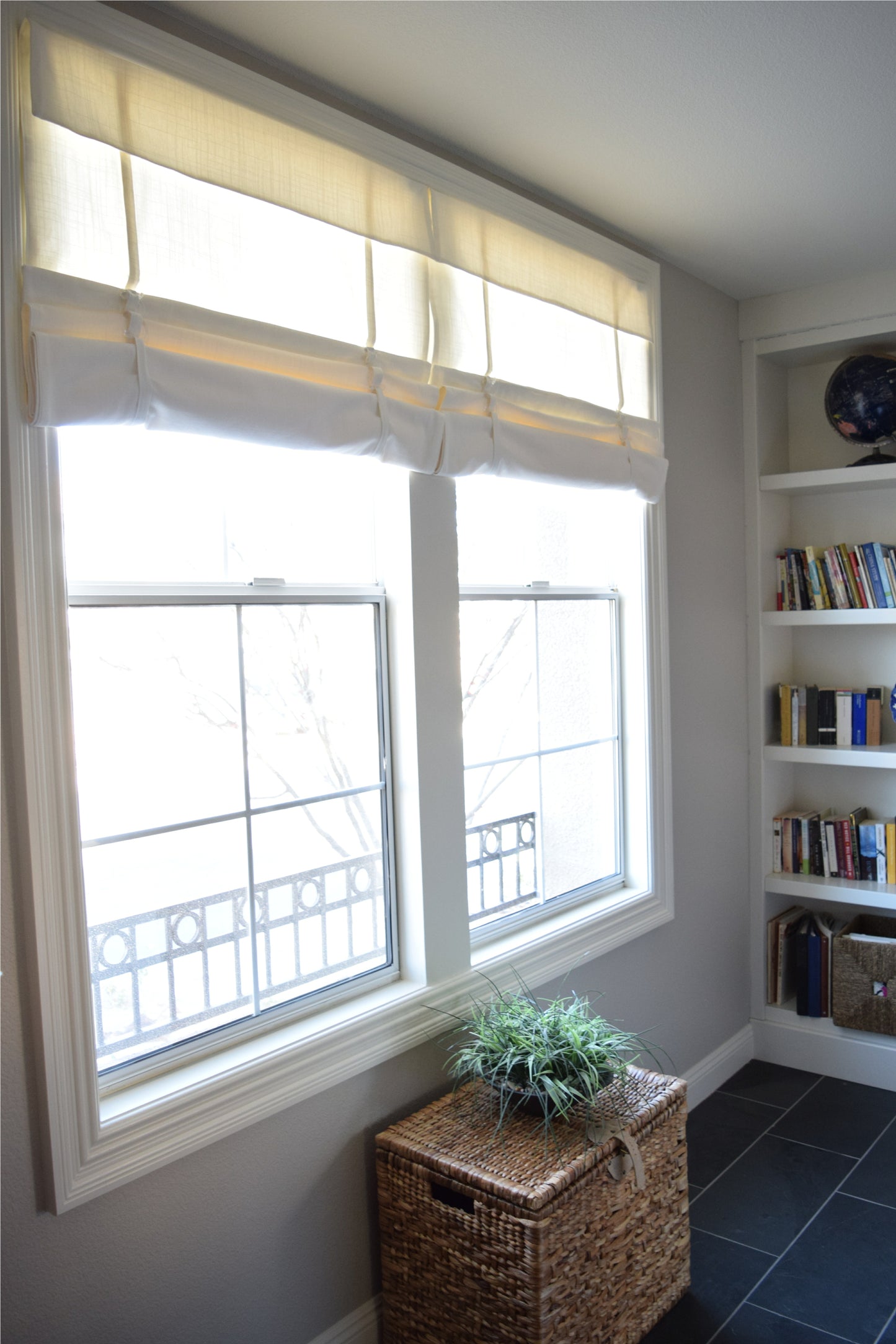 Off White Cascade Camalay® Curtain (double thickness) 1 panel