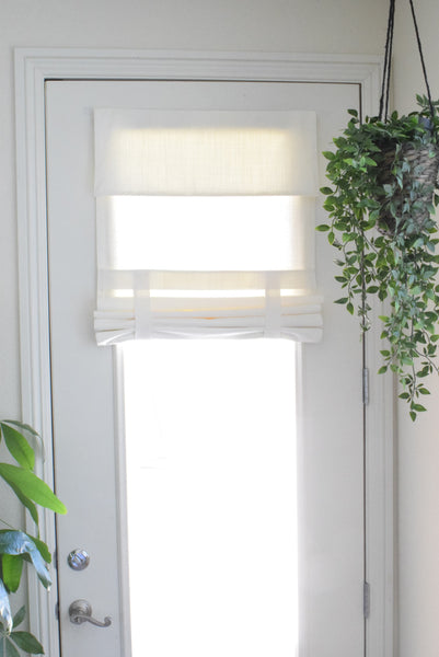 Off White Drop Down Extra Long French Door Curtain 1 panel